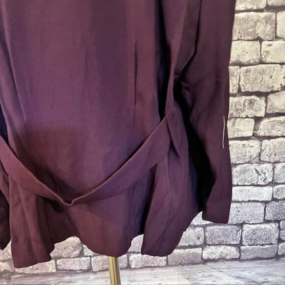 Dani Max Purple Button Down Long Sleeve Jacket Size 24WP - Picture 7 of 9
